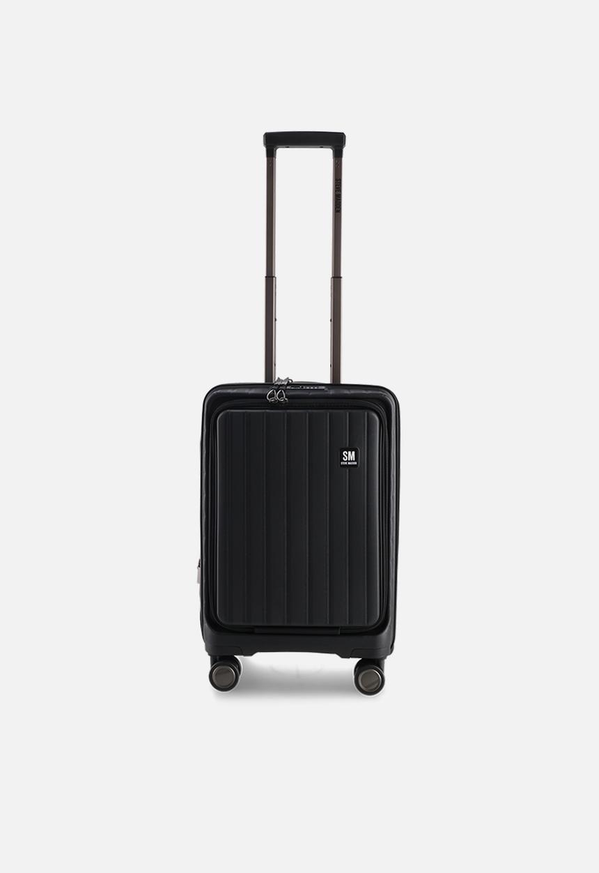 Steve Madden - MANHATTAN JET SET BLACK LUGGAGE - CARRY ON 54cm