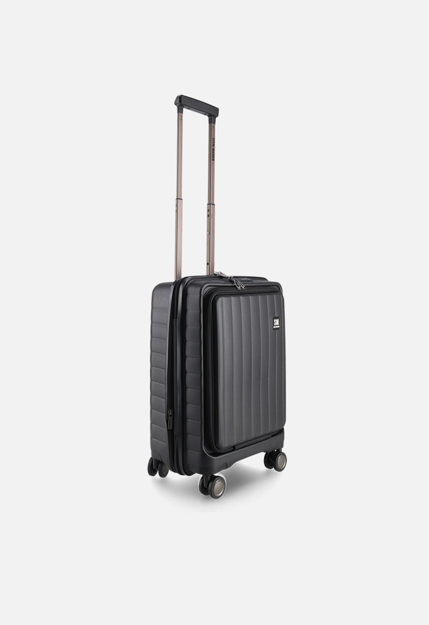 Steve Madden - MANHATTAN JET SET BLACK LUGGAGE - CARRY ON 54cm