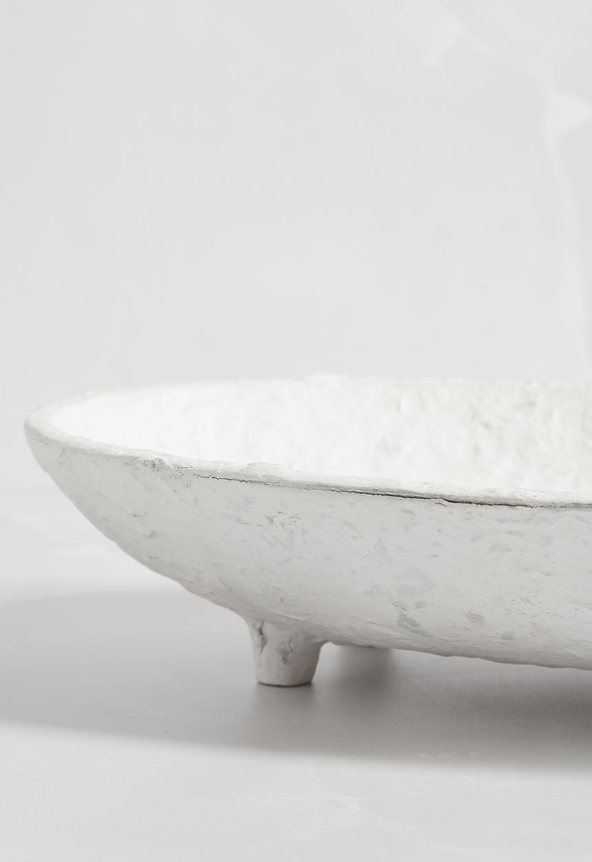 Sixth Floor - Paper Mache Décor Tray - White