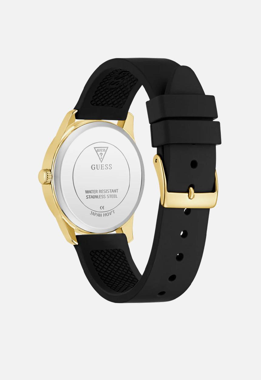 GUESS - Roxy Ladies Analog Watch - Black/Gold