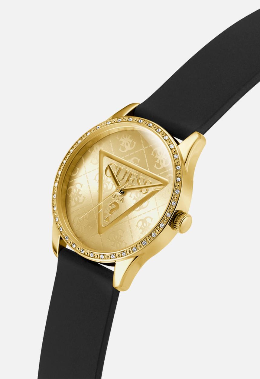 GUESS - Roxy Ladies Analog Watch - Black/Gold