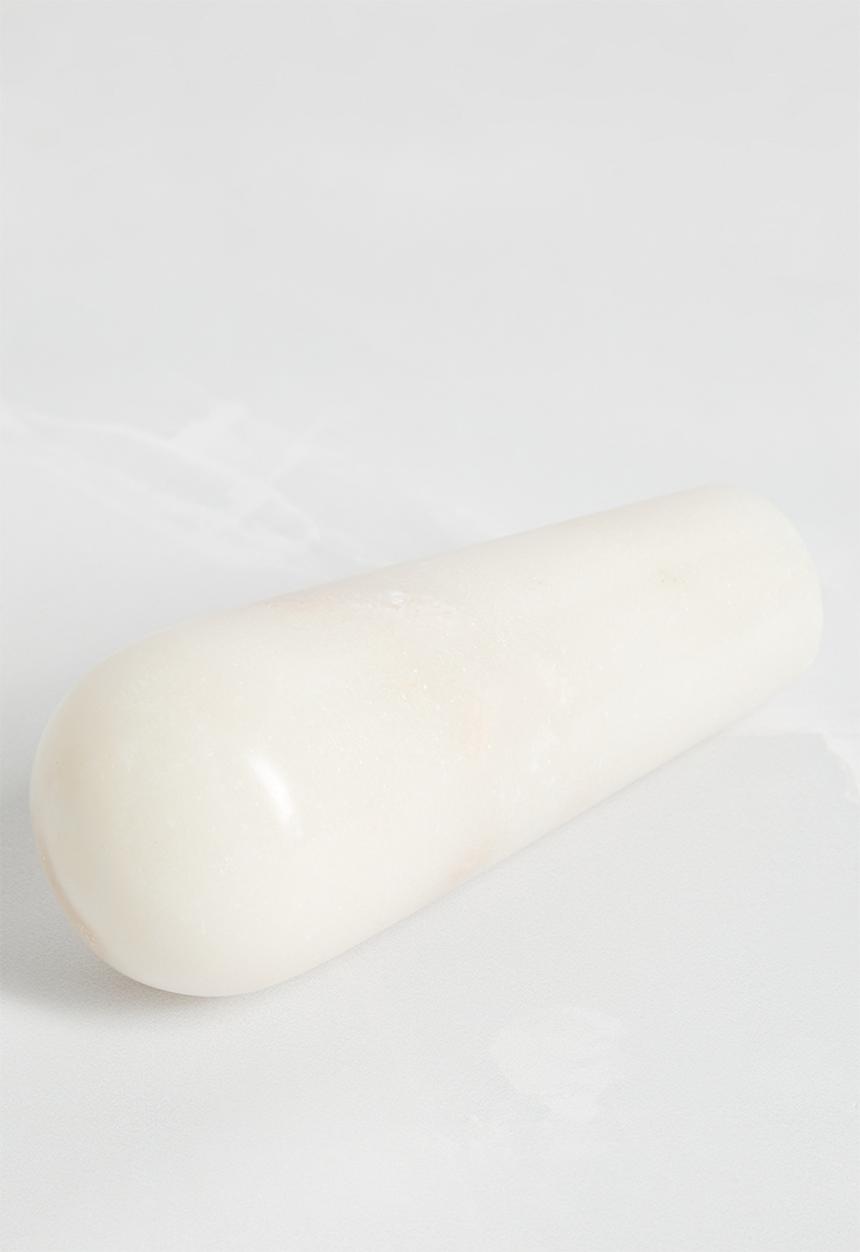 Sixth Floor - Marble Pestle & Mortar - White