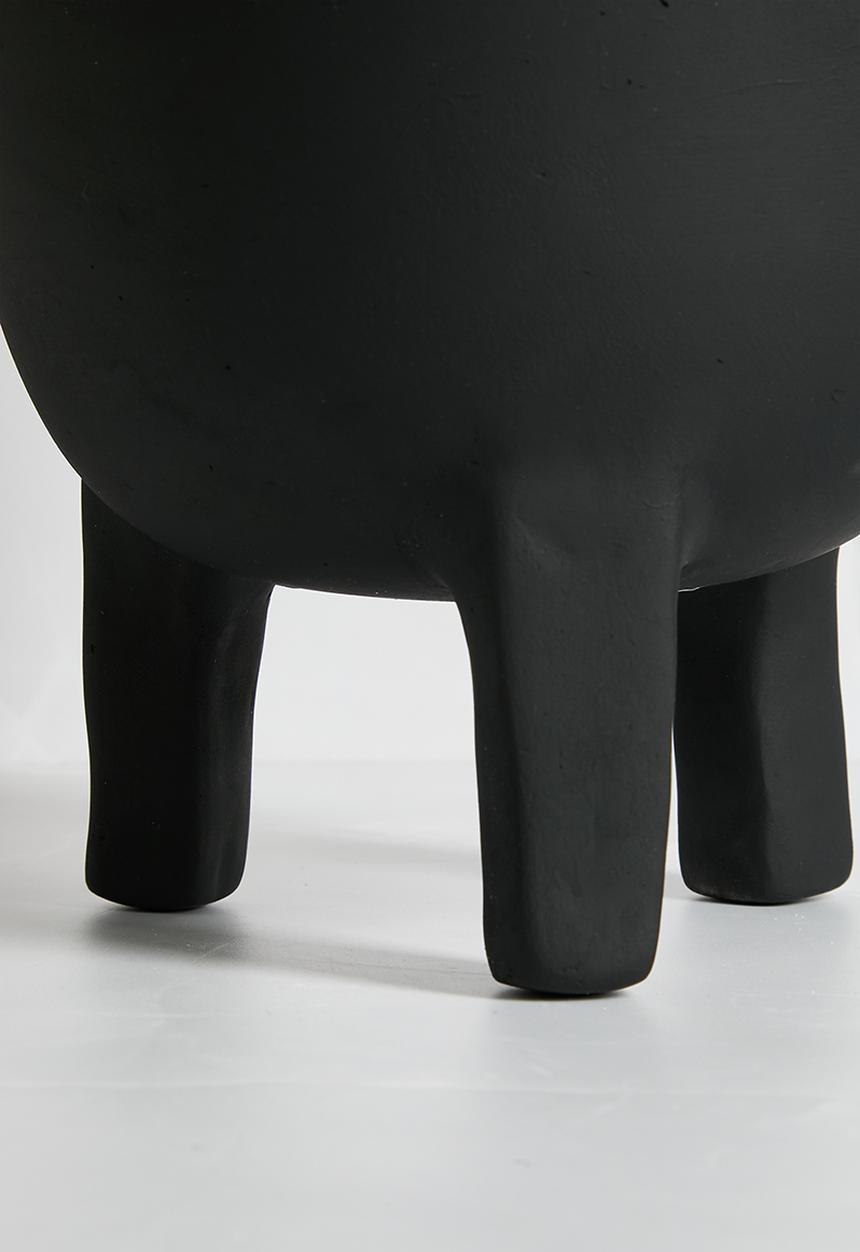 Sixth Floor - Terracotta Bowl/Planter - Black