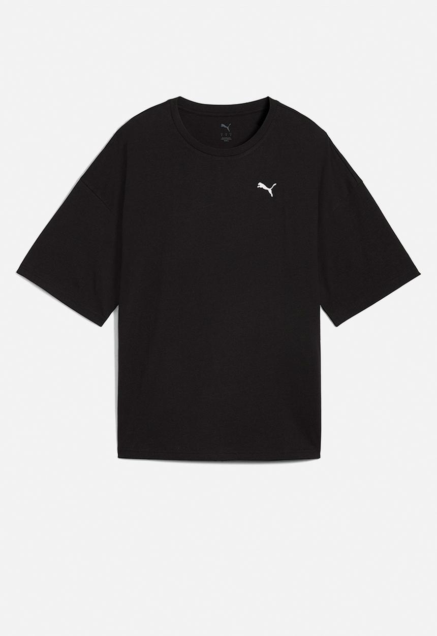 PUMA - Wardrobe Ess Oversized Tee Wck - Puma Black