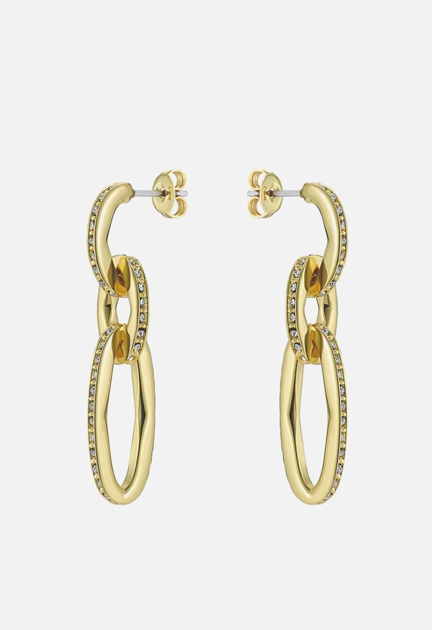 Ted Baker - Shirina crystal shimmer drop  earrings - gold