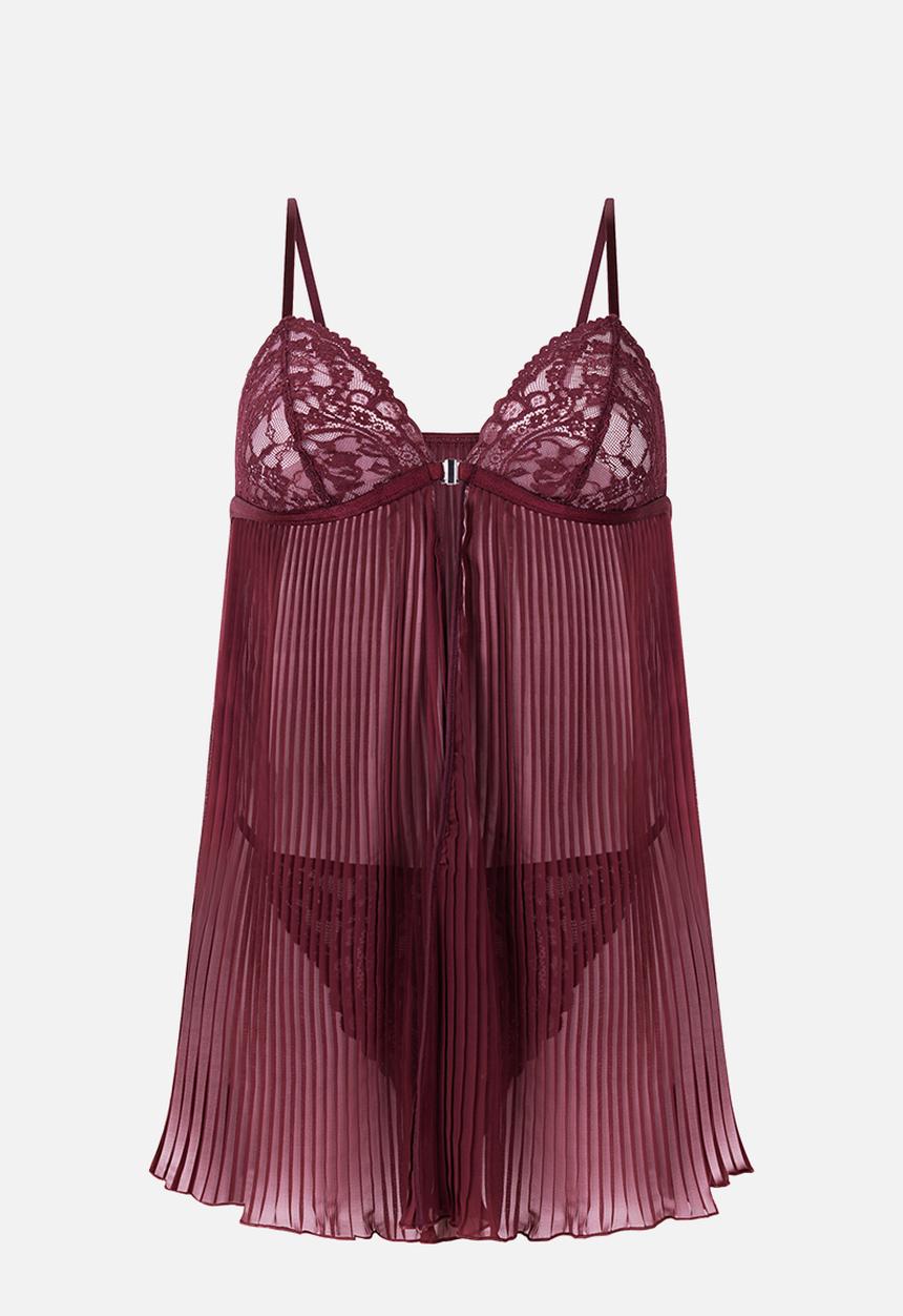 Hunkemoller - Isadora babydoll set - red
