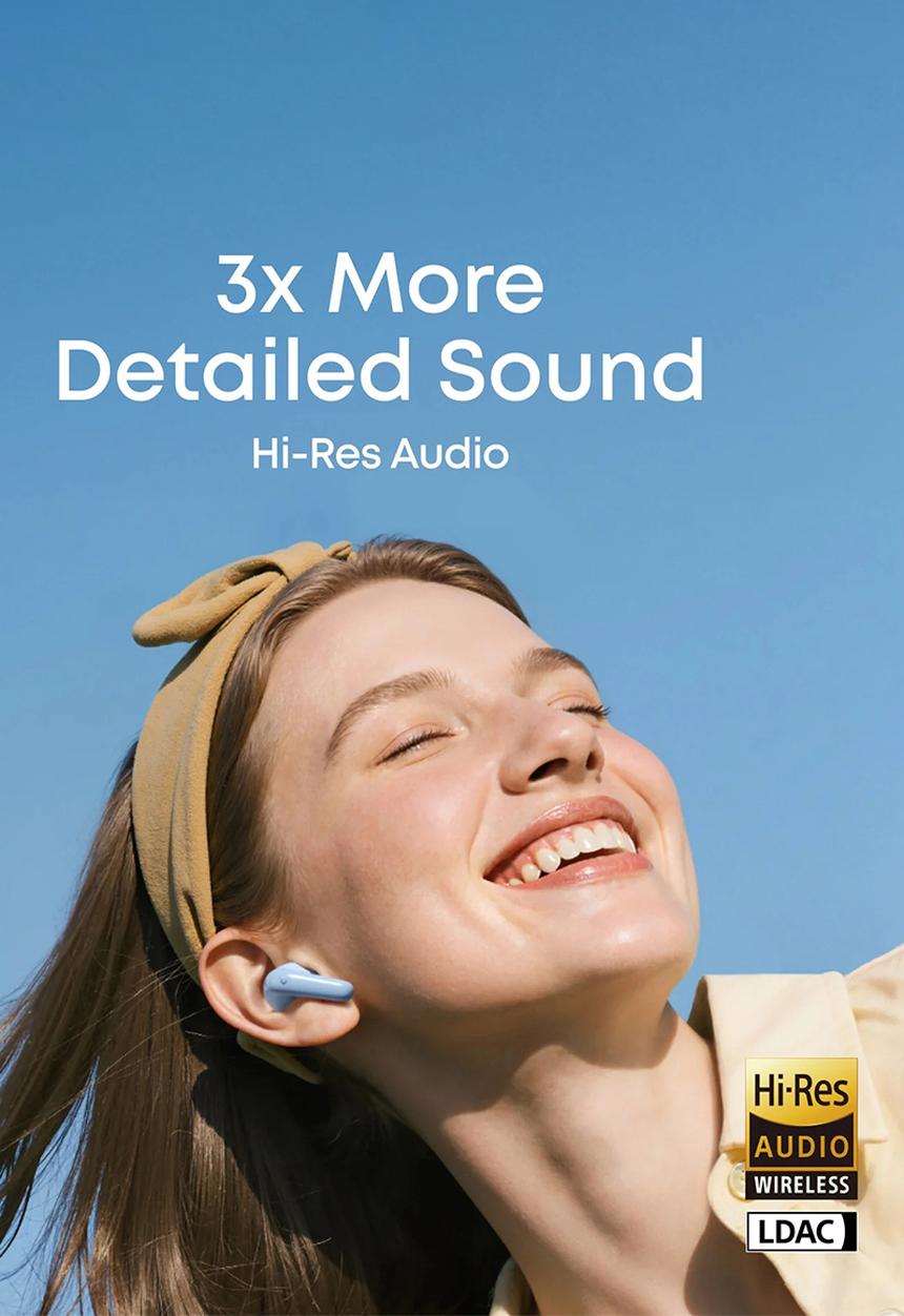 soundcore - Soundcore P31i Earbuds - Sky Blue