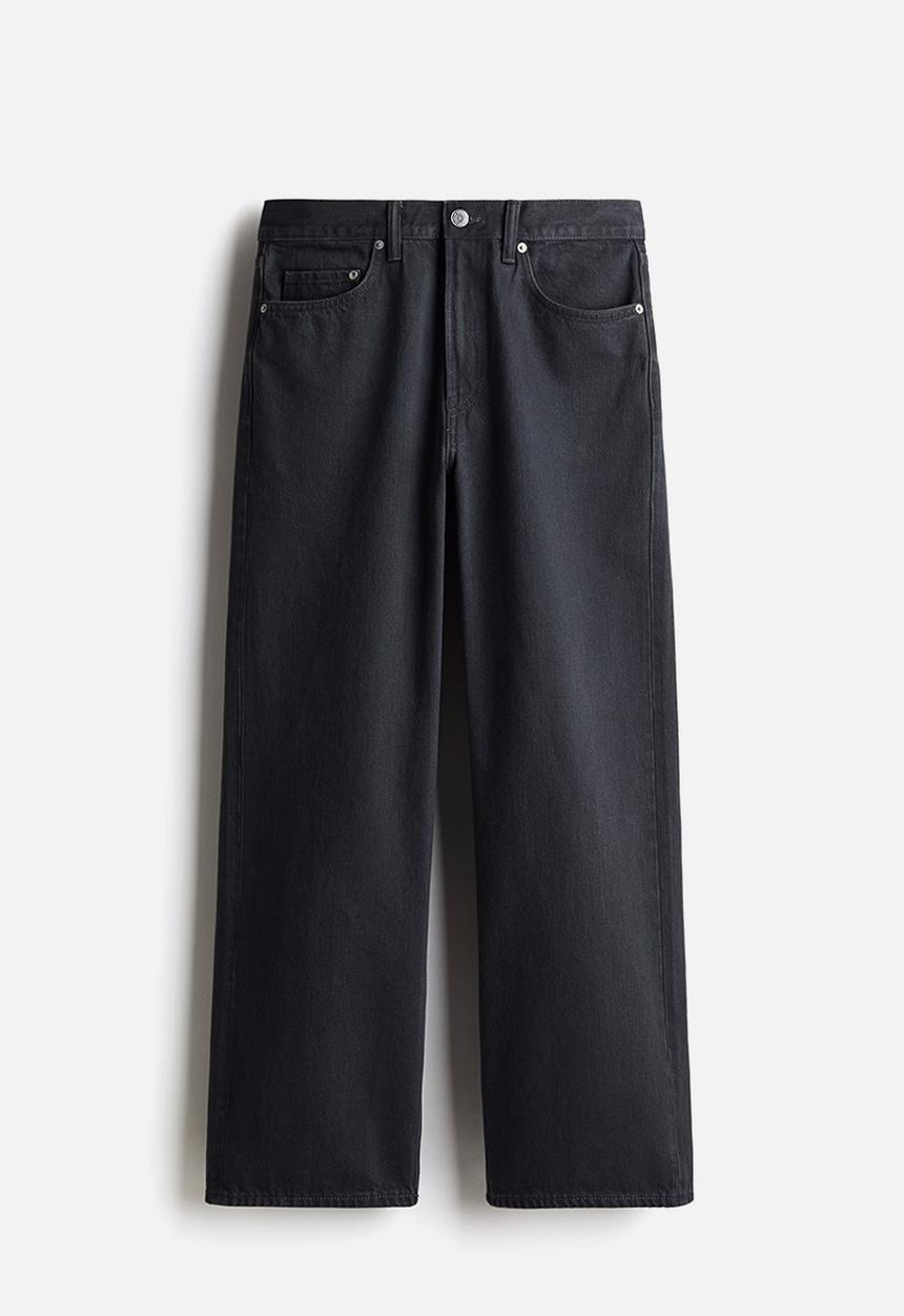 H&M - Relaxed fit jeans - dark denim grey
