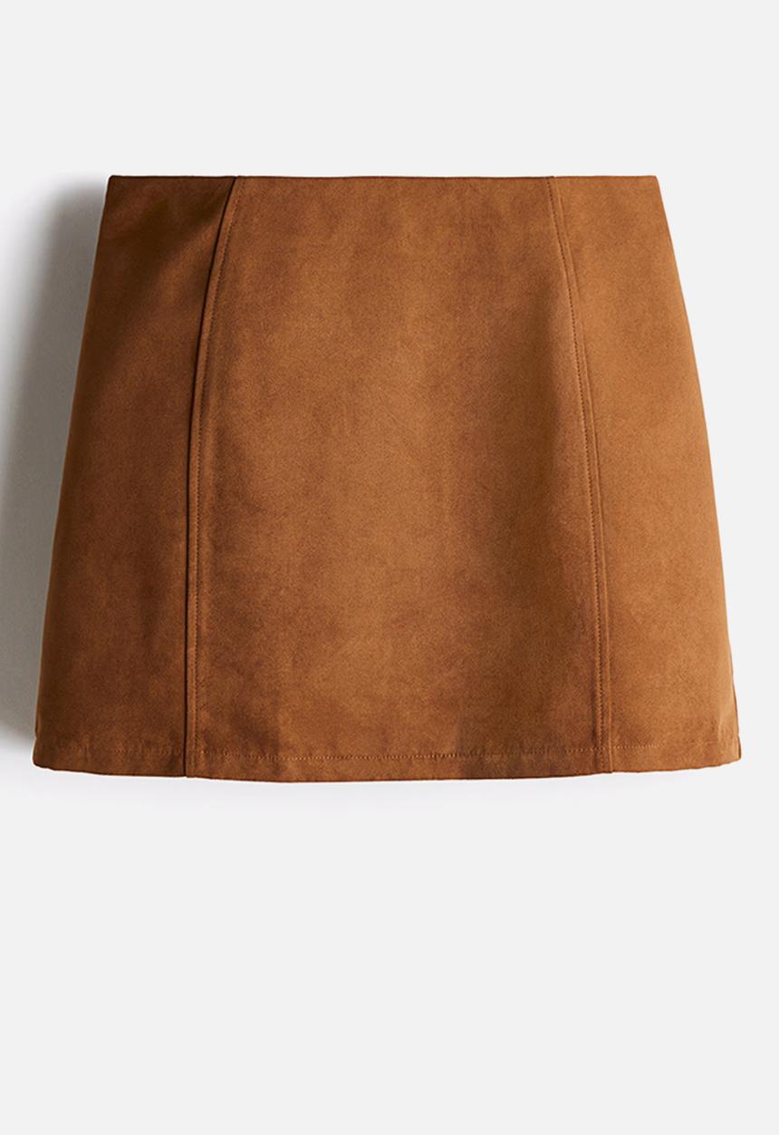 H&M - Mini skirt - light brown