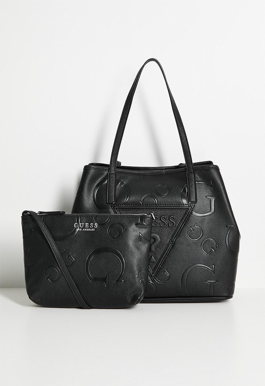 GUESS - Portini trap  tote bag - black