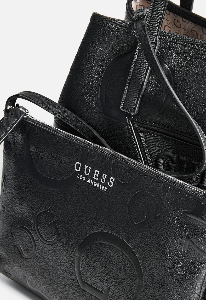GUESS - Portini trap  tote bag - black