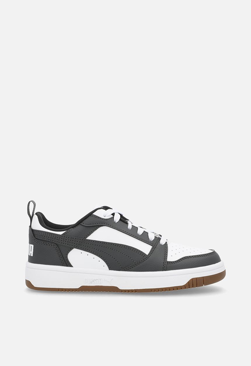 PUMA - Puma Rebound V6 Lo Jr - Puma White-Dusky Gray-Gum