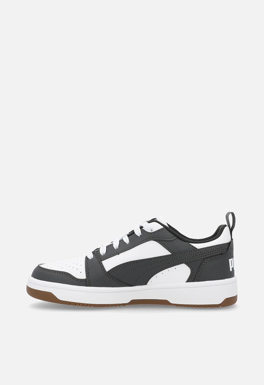 PUMA - Puma Rebound V6 Lo Jr - Puma White-Dusky Gray-Gum