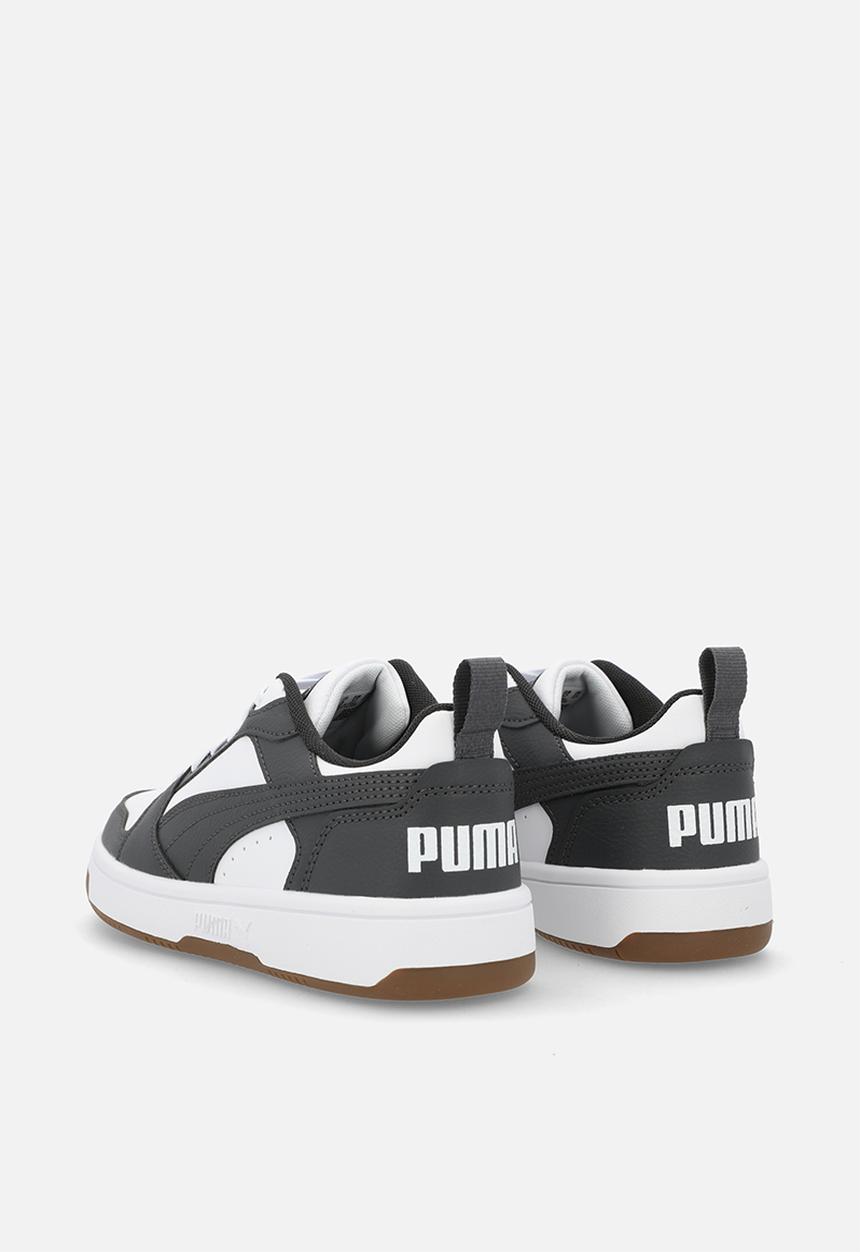 PUMA - Puma Rebound V6 Lo Jr - Puma White-Dusky Gray-Gum
