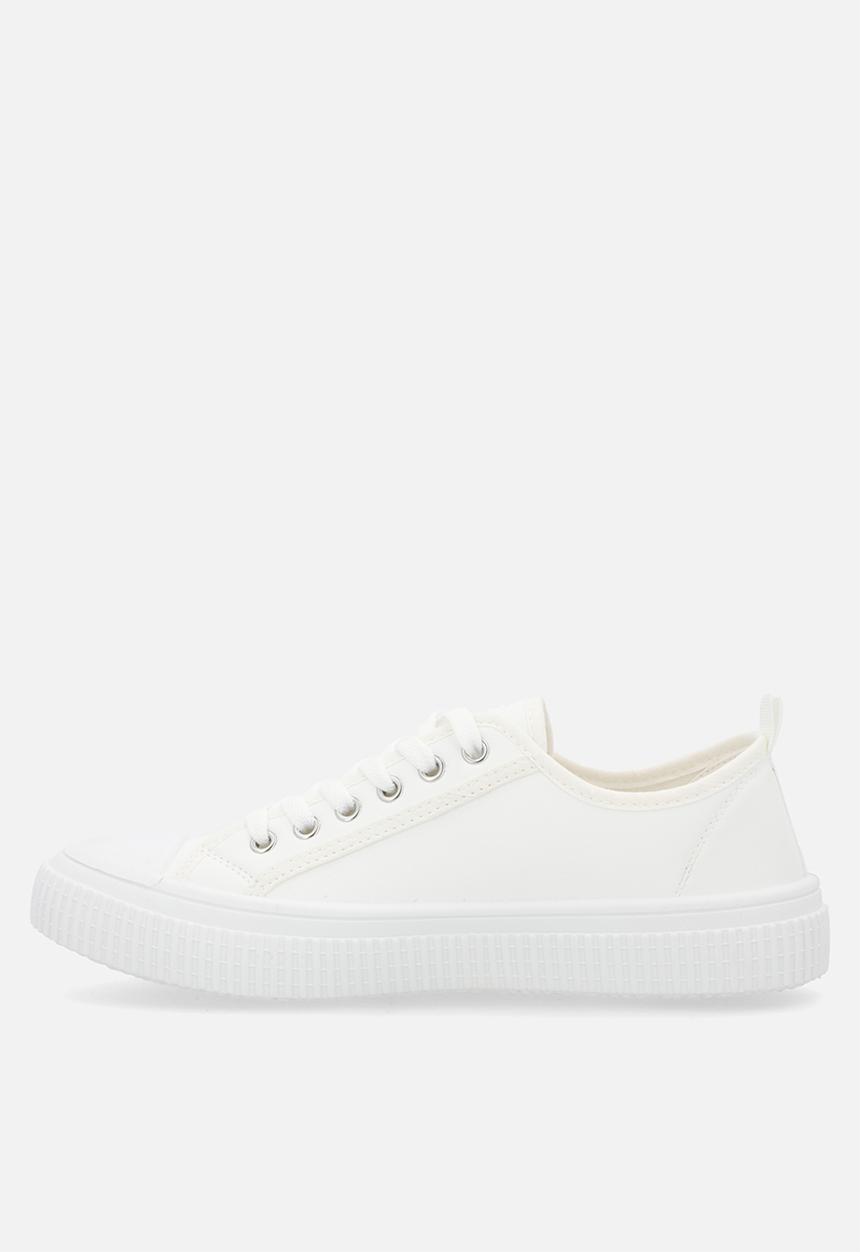 Miss Black - Cortado 1 toe cap sneaker - white
