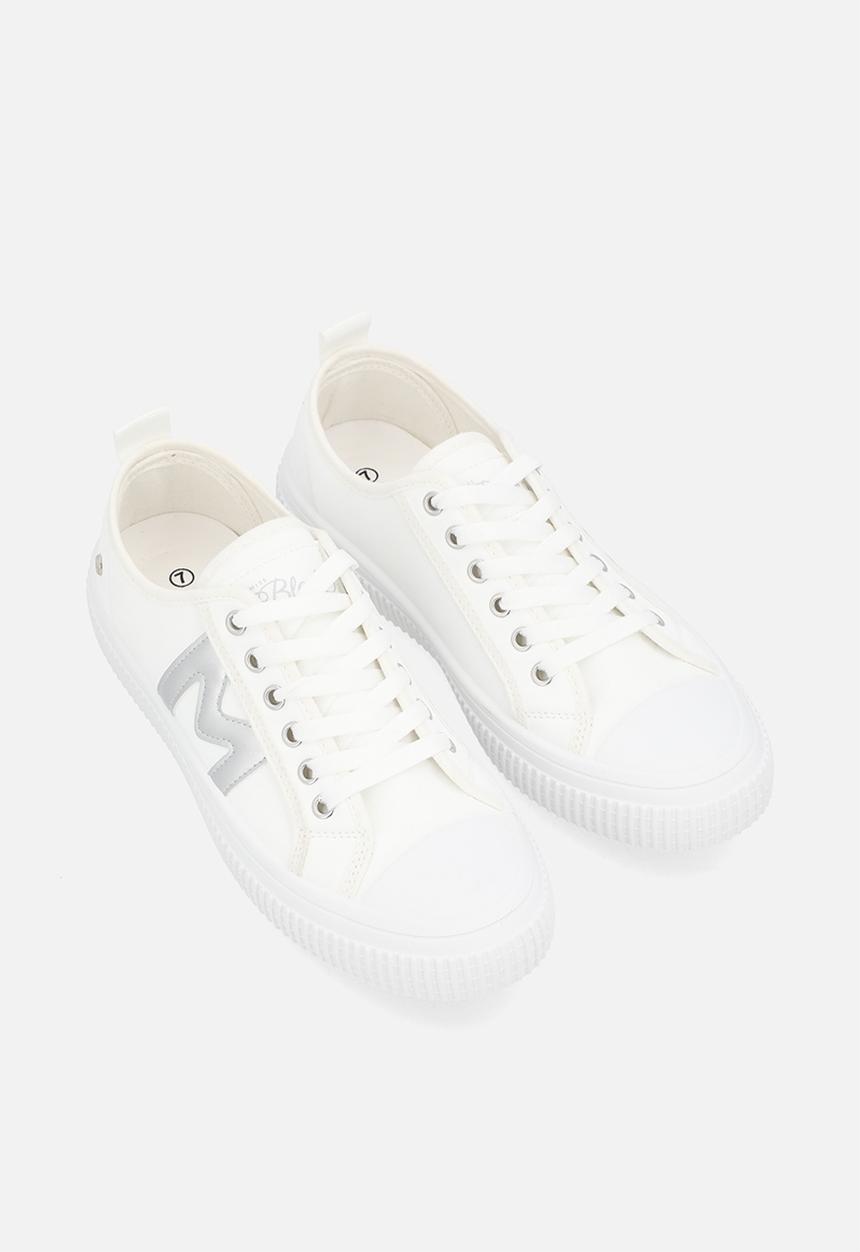 Miss Black - Cortado 1 toe cap sneaker - white