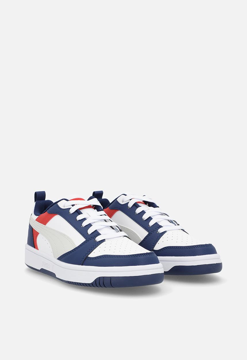 PUMA - Puma Rebound V6 Lo Jr - Blue Jewel-Feather Gray-Puma White