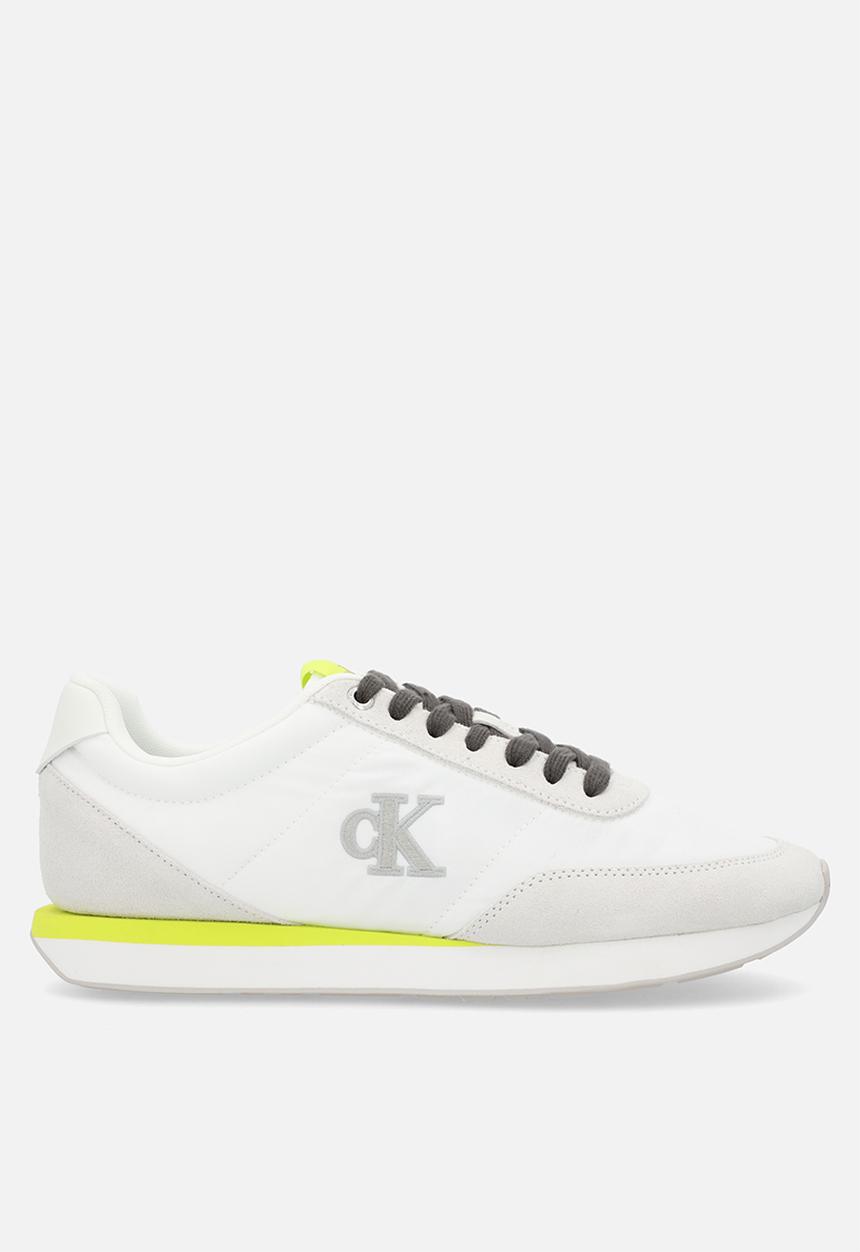 Calvin Klein - Retro Runner Lace Up - White Evening Primrose Lily White
