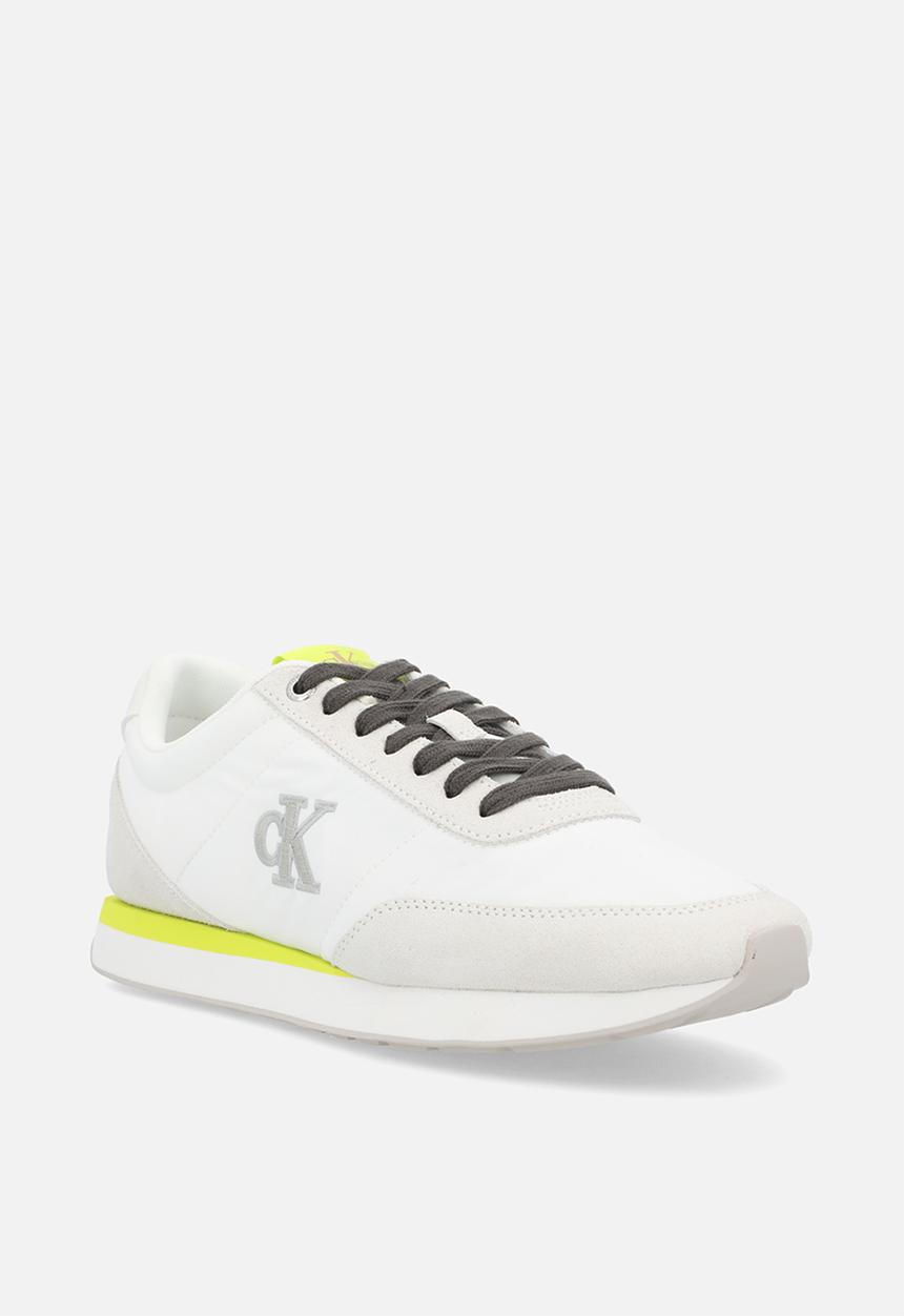 Calvin Klein - Retro Runner Lace Up - White Evening Primrose Lily White