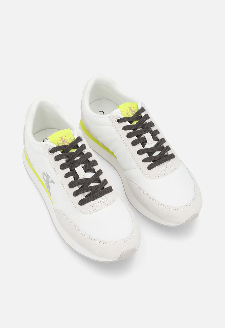 Calvin Klein - Retro Runner Lace Up - White Evening Primrose Lily White