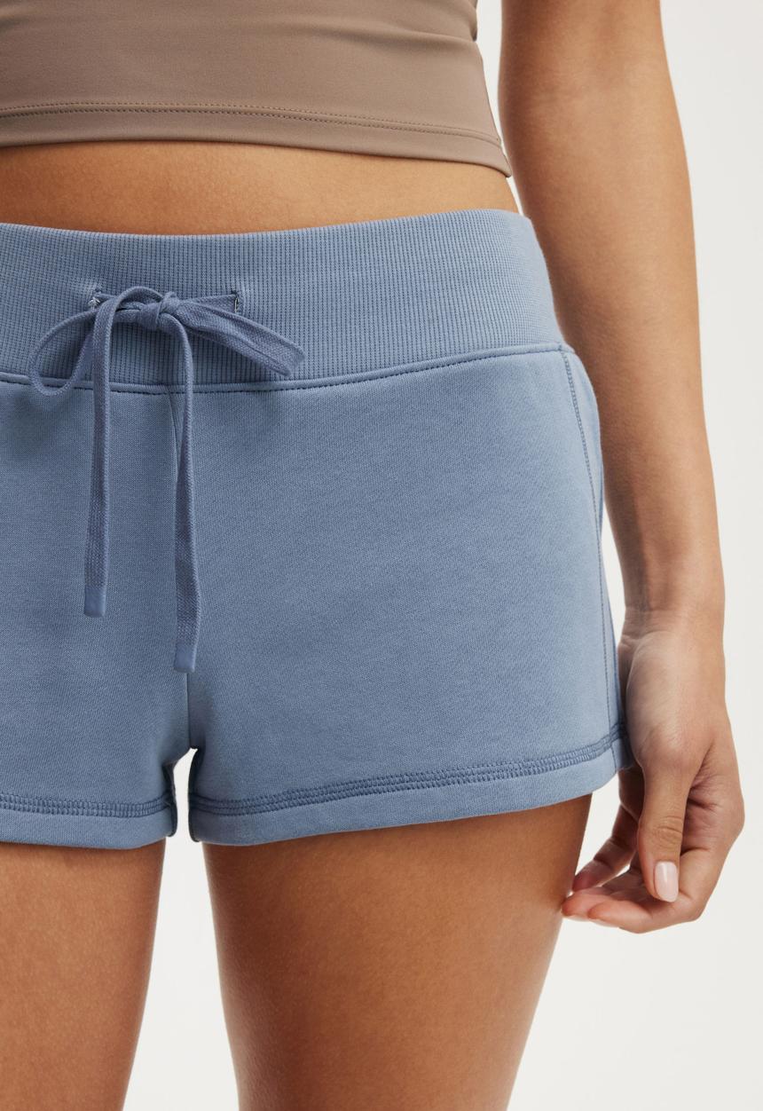 Cotton On - Wide band micro sweatshort - weathered blue