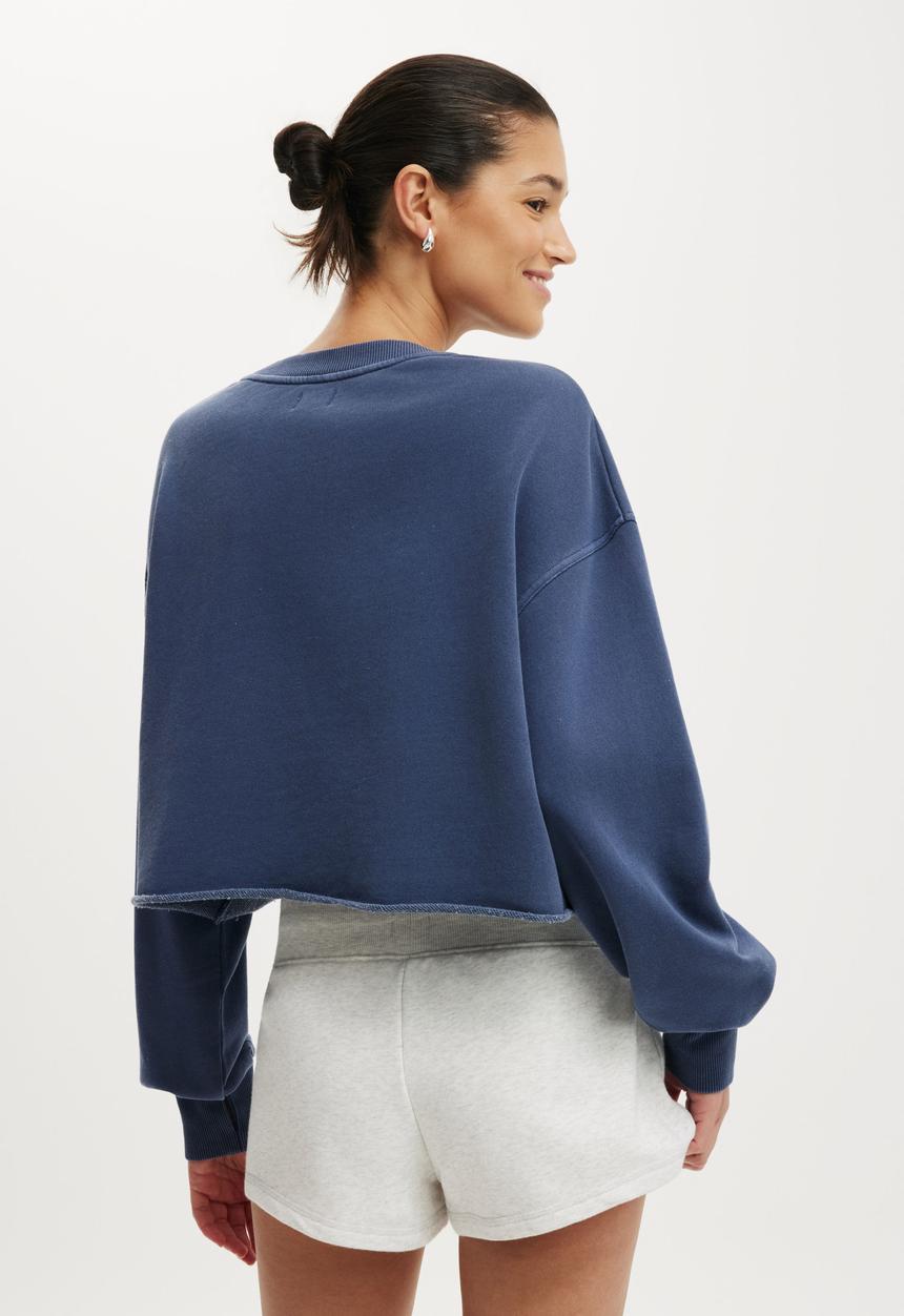 Cotton On - Wide band micro sweatshort - cloud marle