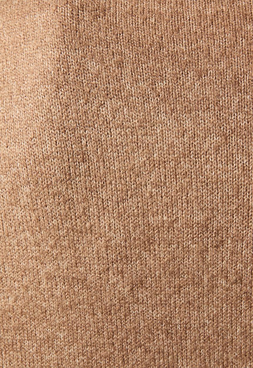 New Look - High Neck Midi Dress - mink