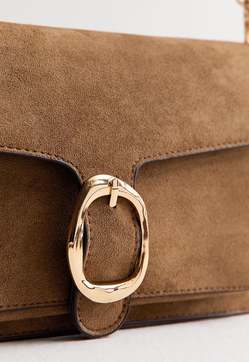 New Look - Alice buckle shoulder - brown