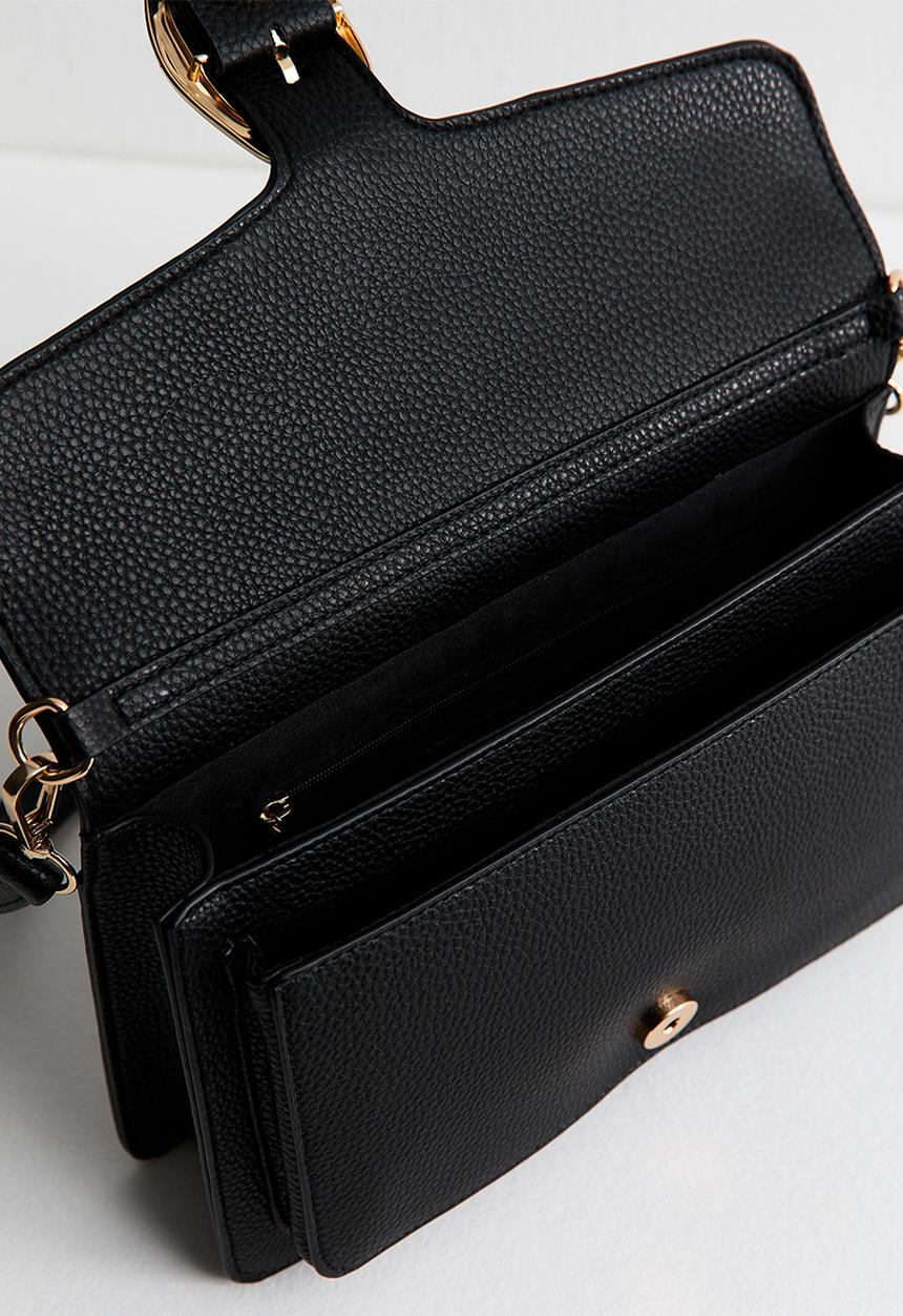 Alice buckle shoulder -black- Black