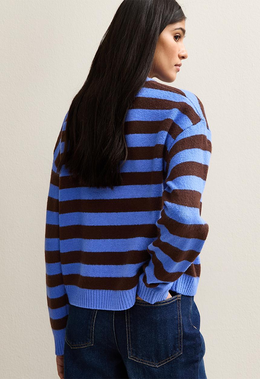 New Look - Op K vde stripe - brown