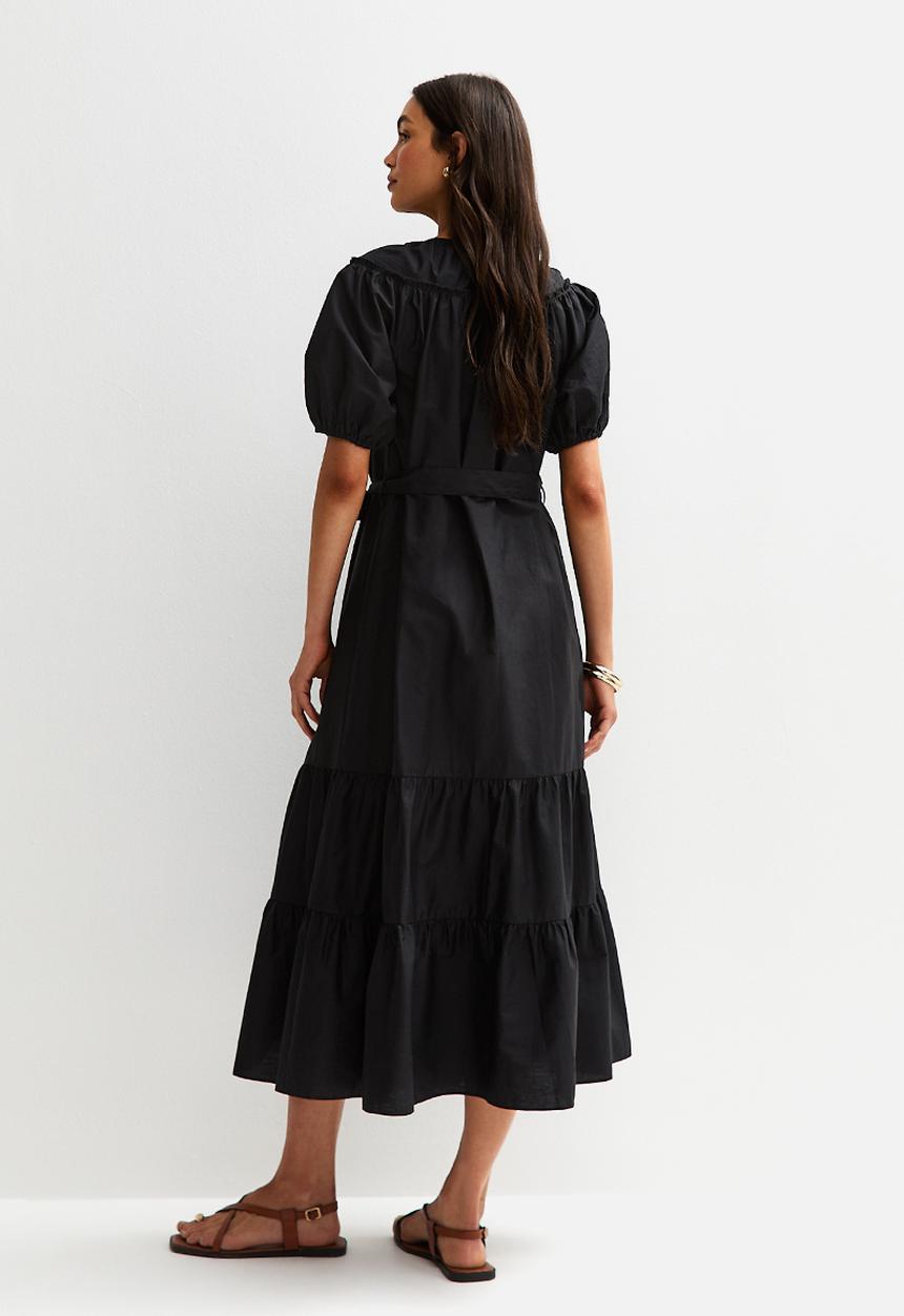 New Look - Patsy poplin smock mid - black