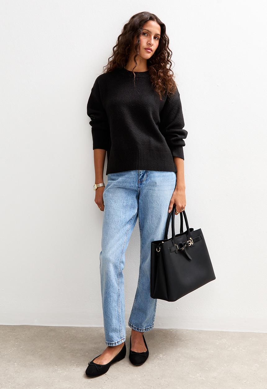 New Look - Crew Neck Jumper - black