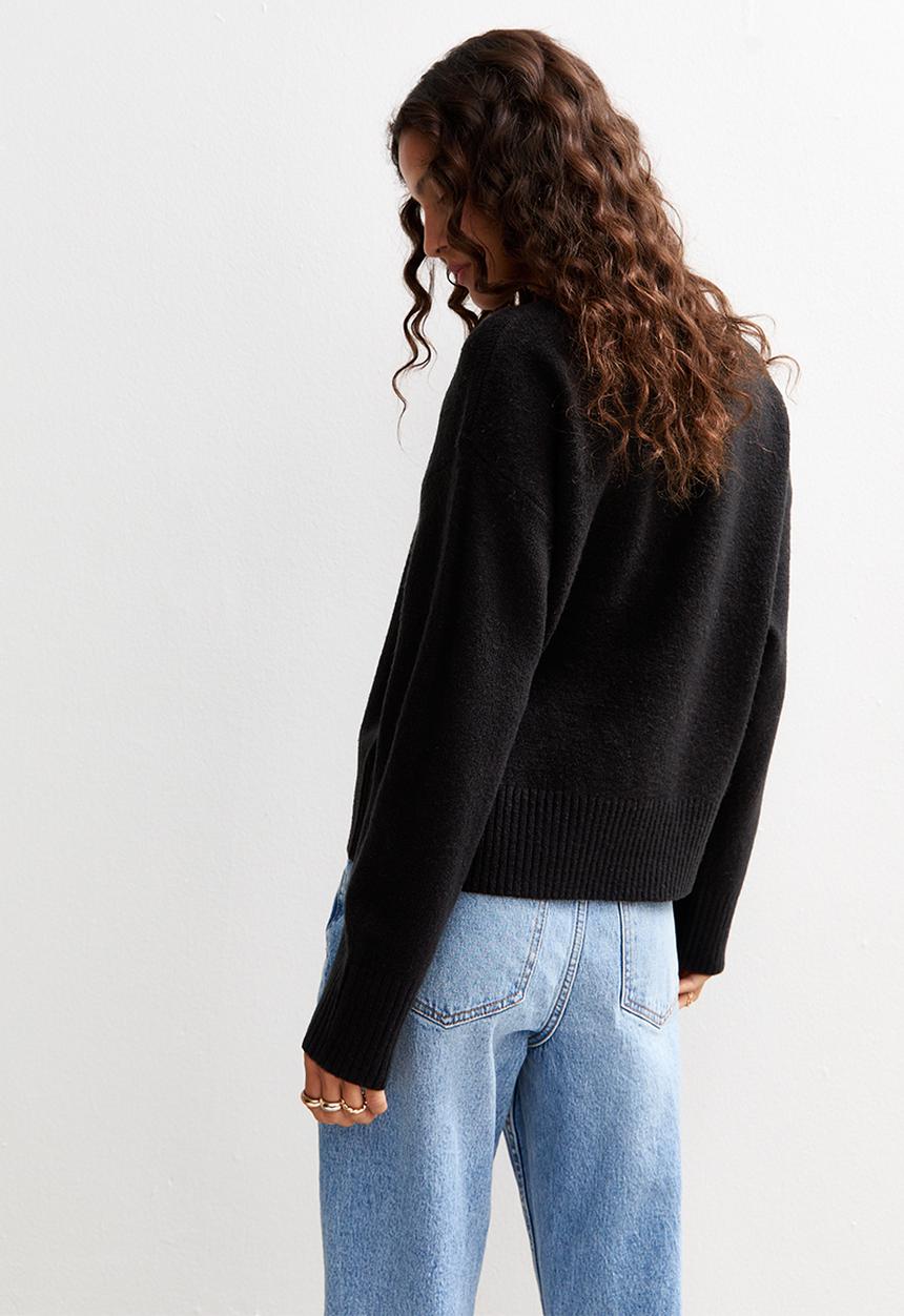 New Look - Crew Neck Jumper - black