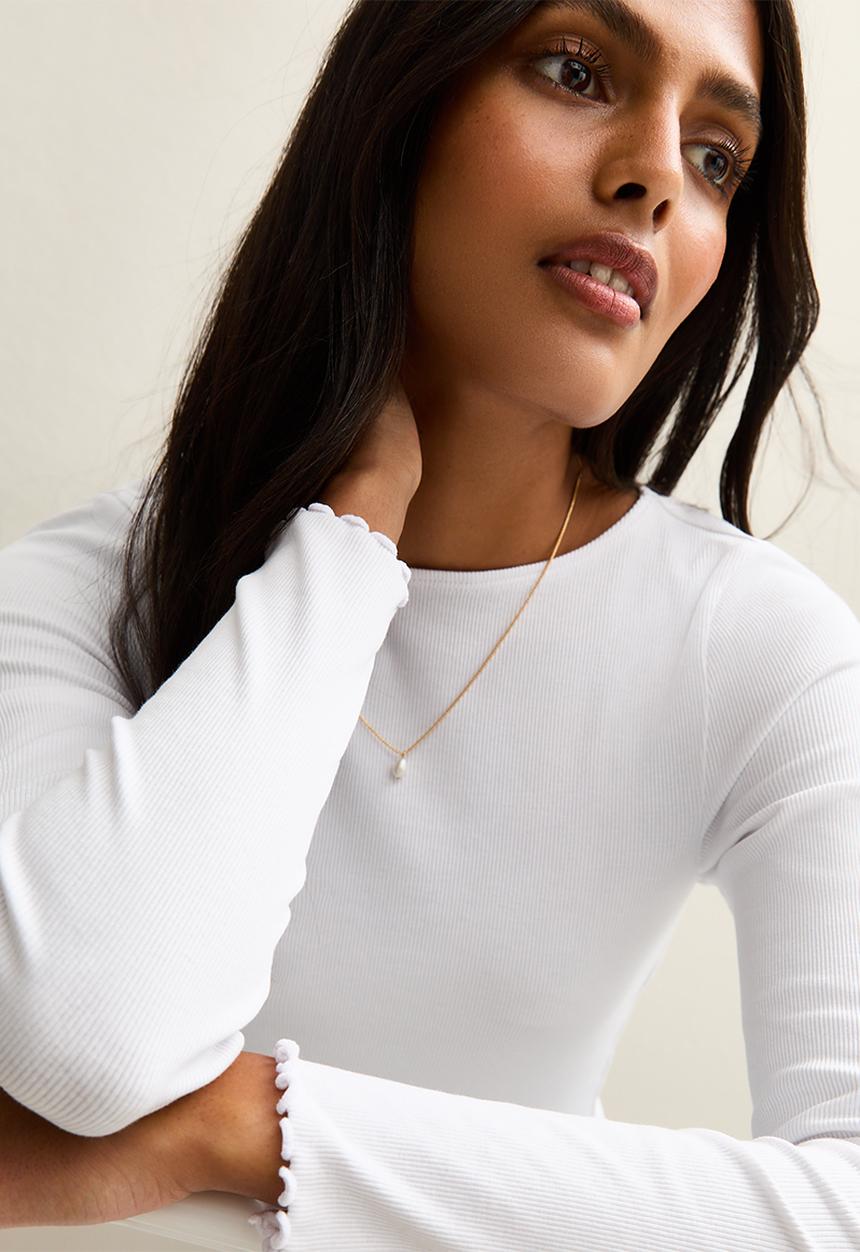 New Look - Babylock tee - white