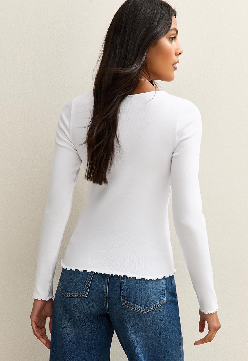 New Look - Babylock tee - white