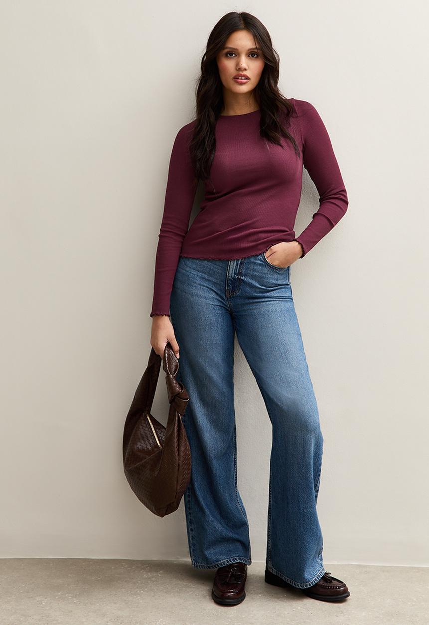 New Look - Babylock tee - dk burgundy