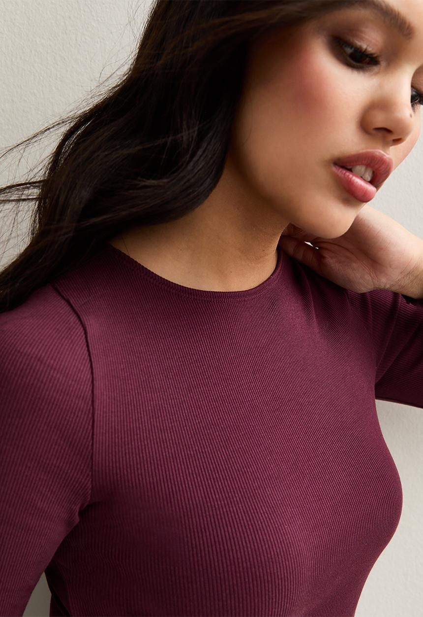 New Look - Babylock tee - dk burgundy