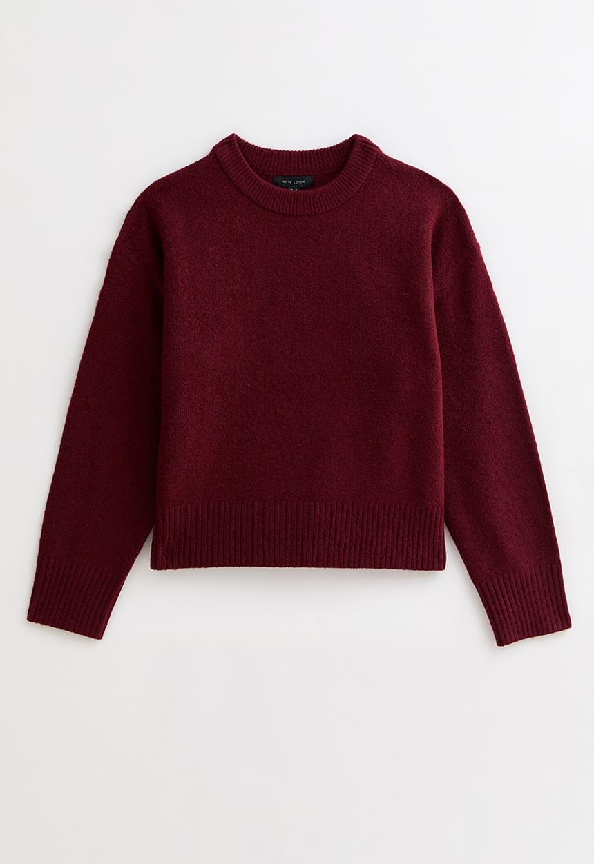 New Look - Crew Neck Jumper - dk red