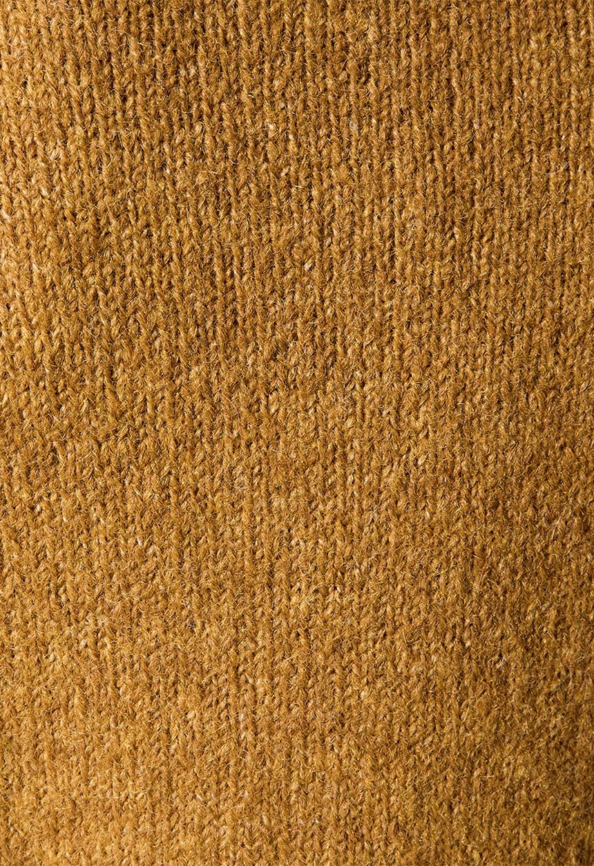 New Look - Crew Neck Oversized Textured Knit Jumper - dk yellow