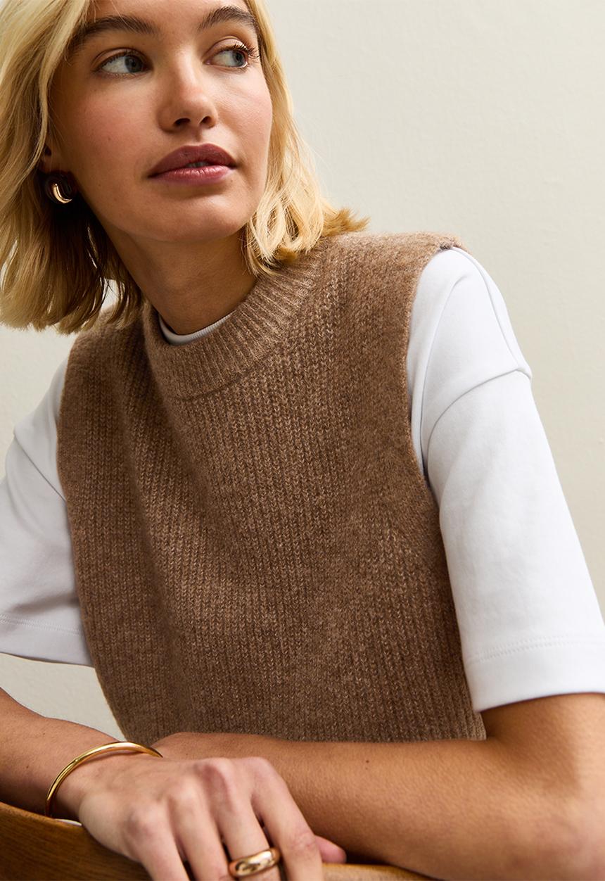 New Look - K vde mg ll tabard - dk mink