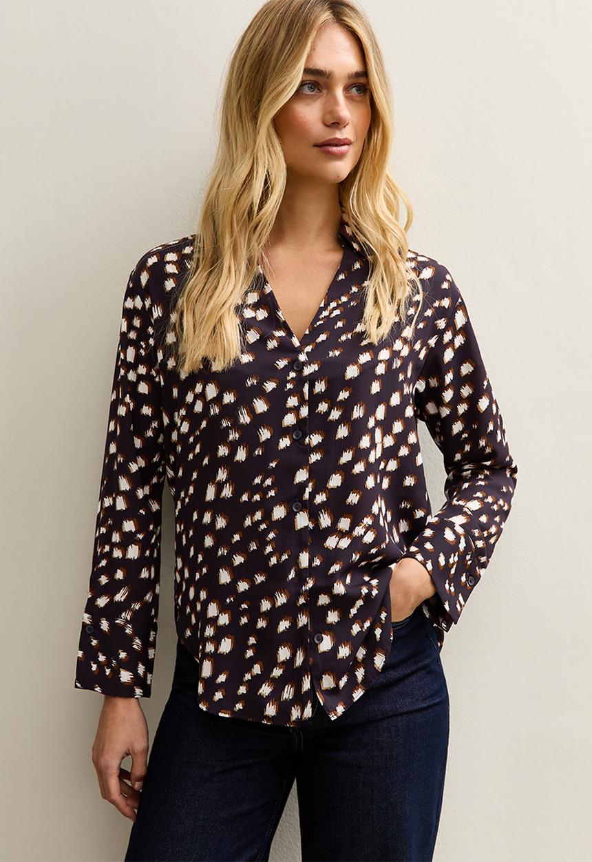 New Look - K olivia mm li colin shirt - dk red
