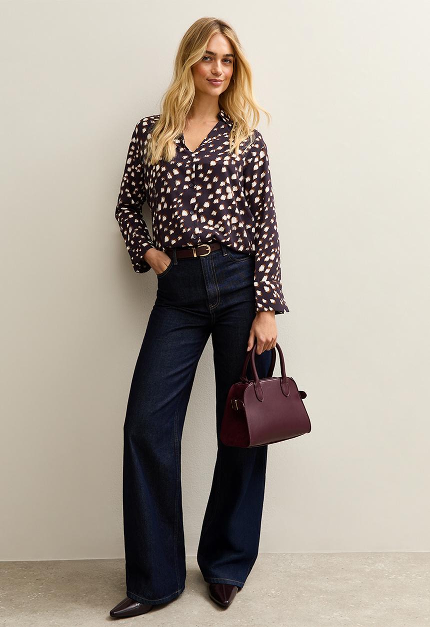 New Look - K olivia mm li colin shirt - dk red
