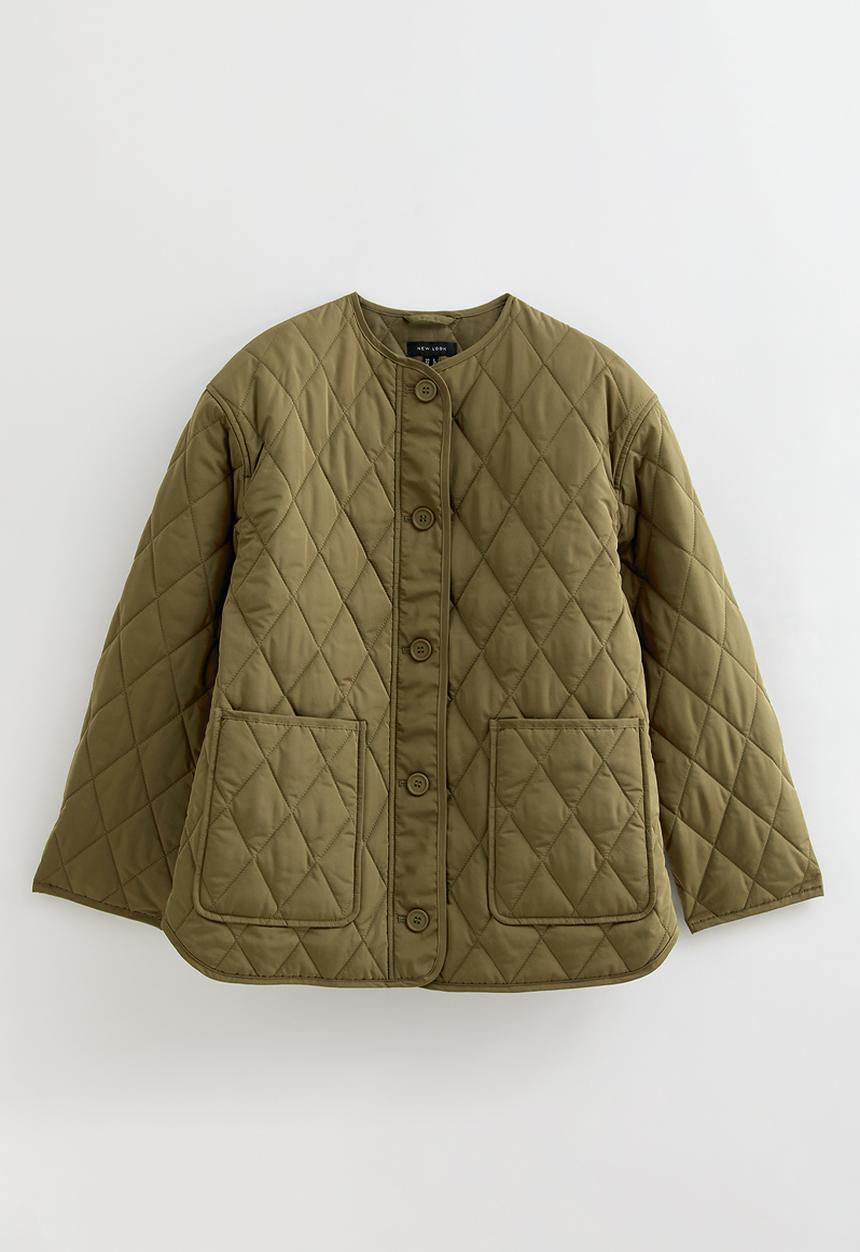 New Look - Quilted jacket - khaki