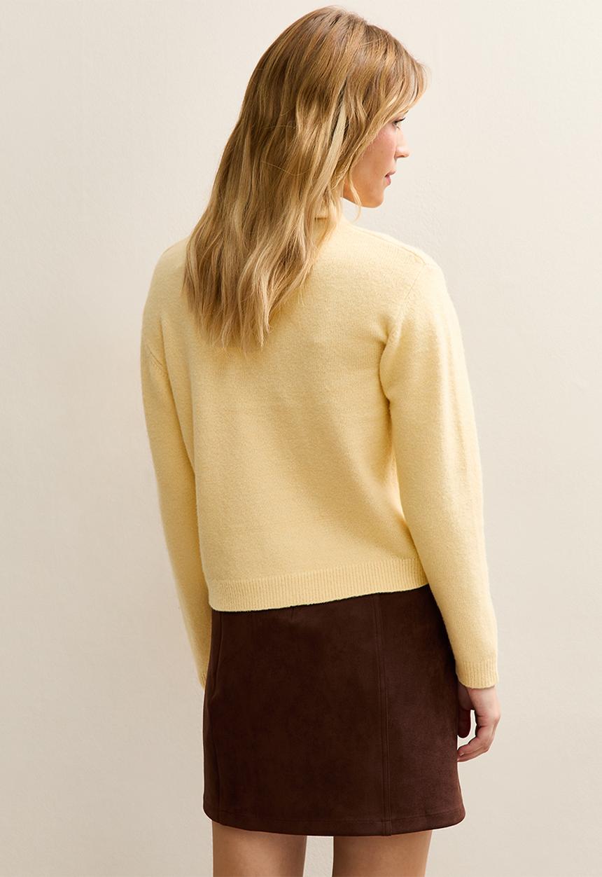 New Look - Henley polo - lt yellow
