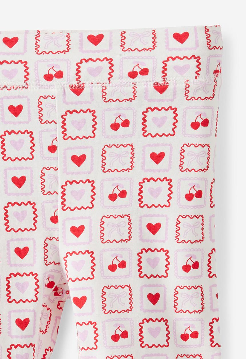 Cotton On - Hailey Bike Short - Vanilla/Love Print