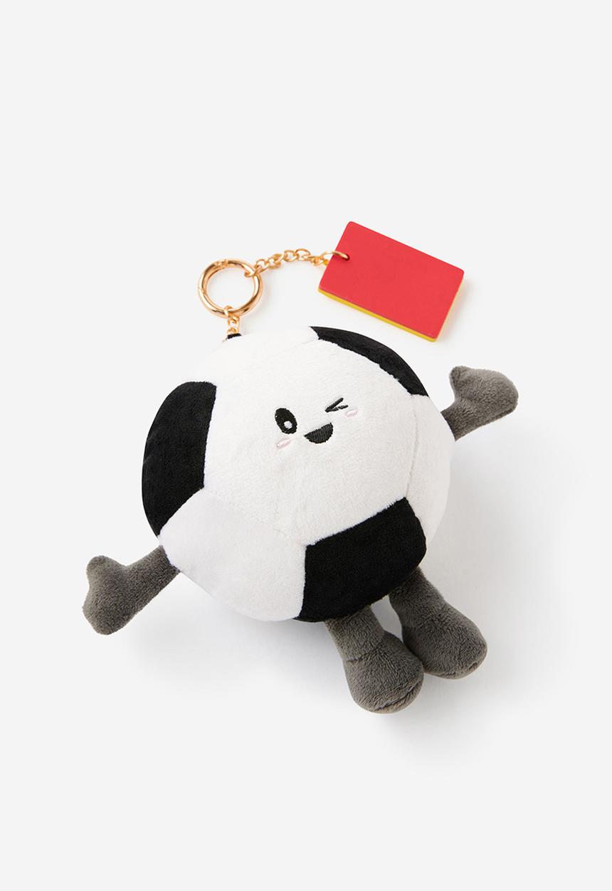 Cotton On - Brooklyn Bag Charm - Phantom/Soccer Ball