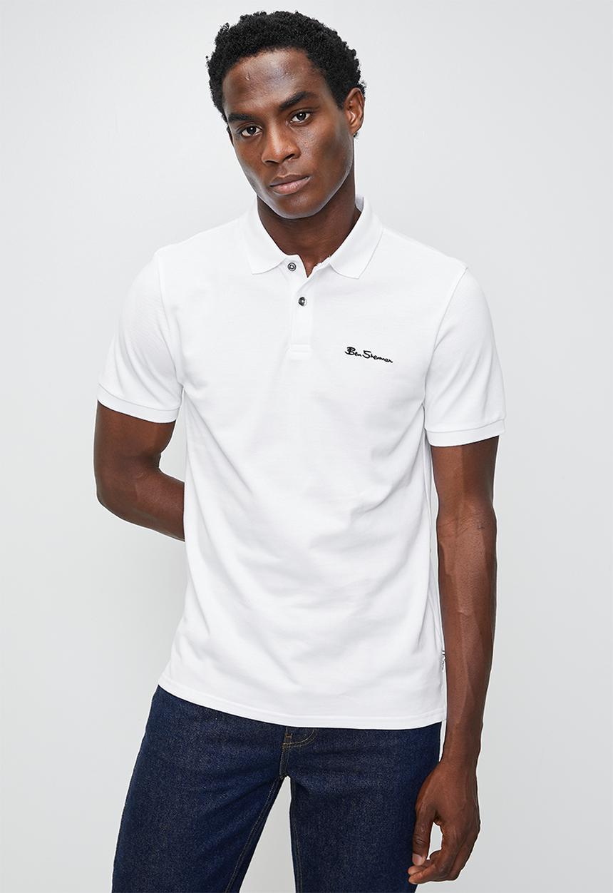 Ben Sherman - Ben Polo S/S - White1