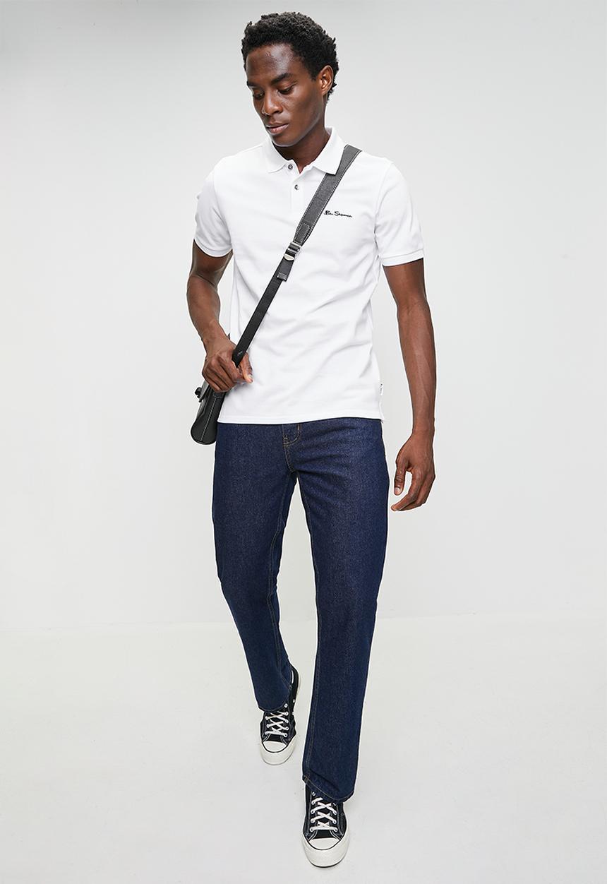 Ben Sherman - Ben Polo S/S - White1