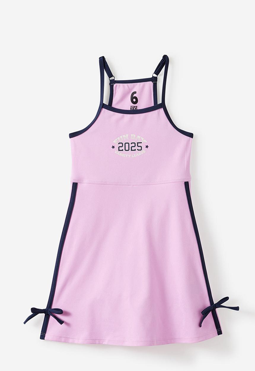 Cotton On - Ava Active Dress - Pale Violet/Squid Ink