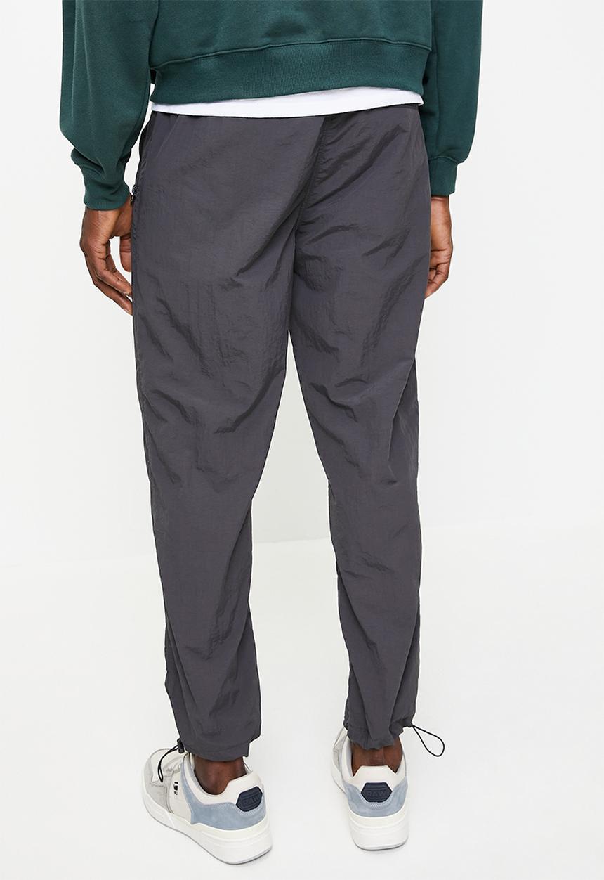 Brave Soul - Taslan Loose Fit Cargo Pant - Dark Grey